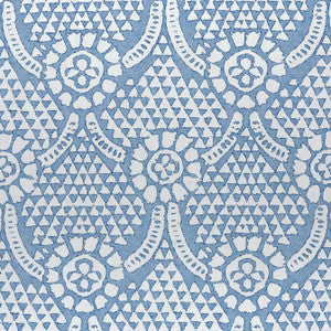 Chamomile Blue and White F914314 by Thibaut Fabric