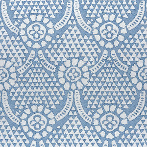 Chamomile Blue and White F914314 by Thibaut Fabric