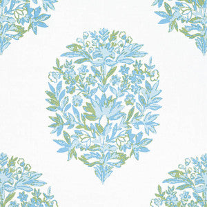Ridgefield Green and Spa Blue F914323 by Thibaut Fabric