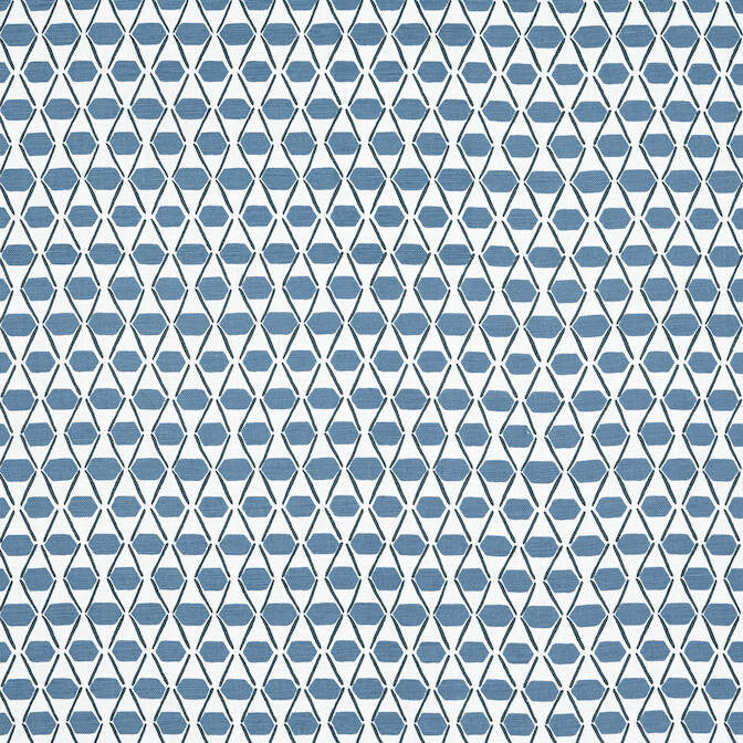 Denver Blue F914326 by Thibaut Fabric Thibaut Fabric Denver Blue F914326Fabric Canopy Fabric Book 56% Linen, 44% Cotton INDIA </p><p>Repeat: V: 3.75 54 - Fabric Carolina -