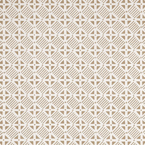 Plaza Camel on Natural F916223 by Thibaut Fabric