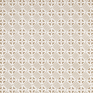 Plaza Camel on Natural F916223 by Thibaut Fabric