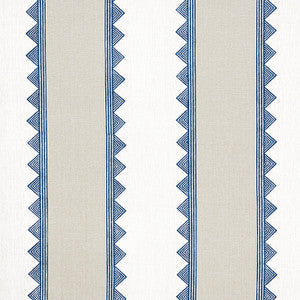 Kismet Stripe Navy F916226 by Thibaut Fabric