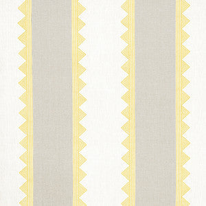 Kismet Stripe Yellow F916230 By Thibaut Fabric