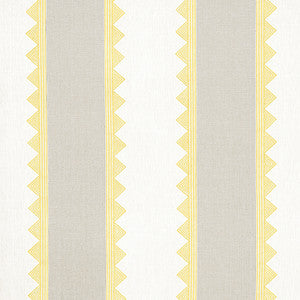 Kismet Stripe Yellow F916230 by Thibaut Fabric