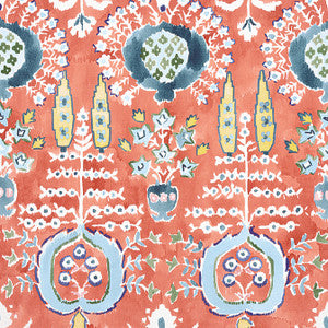 Mendoza Suzani Coral F916243 by Thibaut Fabric