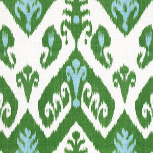 Indies Ikat Green F916246 by Thibaut Fabric