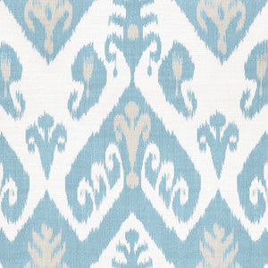 Indies Ikat French Blue F916248 by Thibaut Fabric