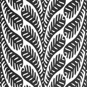 Ginger Black F920830 by Thibaut Fabric