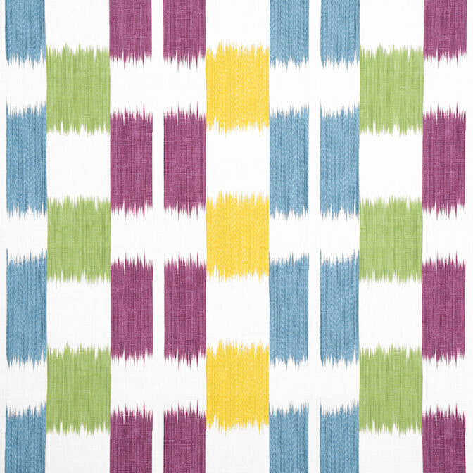 Kasuri Plum and Teal F920834 by Thibaut Fabric Thibaut Fabric Kasuri Plum and Teal F920834Fabric Eden Fabric Book 60% Linen, 30% Cot, 10% Nylon THAILAND </p><p>Repeat: V: 17 54 - Fabric Carolina -