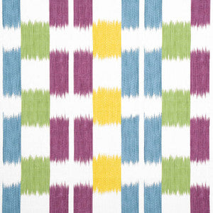 Kasuri Plum and Teal F920834 by Thibaut Fabric