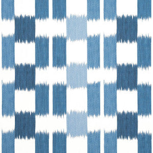 Kasuri Blue and White F920835 by Thibaut Fabric
