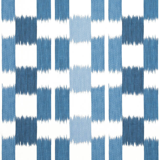 Kasuri Blue and White F920835 by Thibaut Fabric Thibaut Fabric Kasuri Blue and White F920835Fabric Eden Fabric Book 60% Linen, 30% Cot, 10% Nylon THAILAND </p><p>Repeat: V: 17 54 - Fabric Carolina -