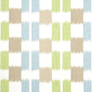 Kasuri Green and Spa Blue F920836 by Thibaut Fabric
