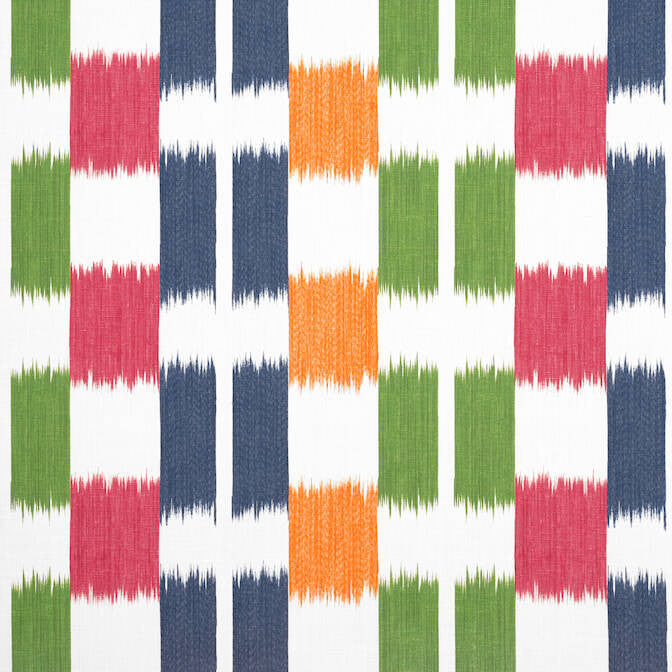 Kasuri Green and Pink F920838 by Thibaut Fabric Thibaut Fabric Kasuri Green and Pink F920838Fabric Eden Fabric Book 60% Linen, 30% Cot, 10% Nylon THAILAND </p><p>Repeat: V: 17 54 - Fabric Carolina -