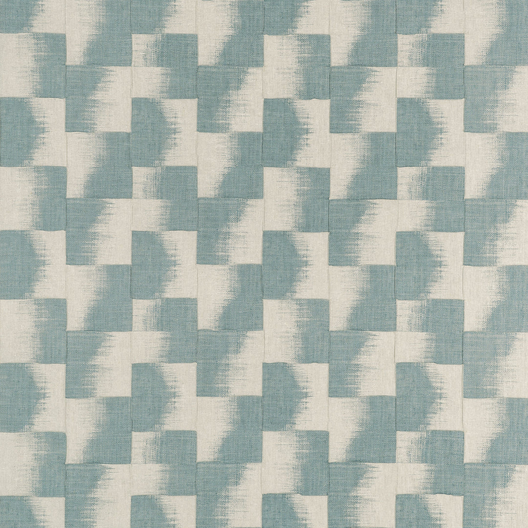 RAFFIA SQUARES - Mineral by Thibaut Fabric