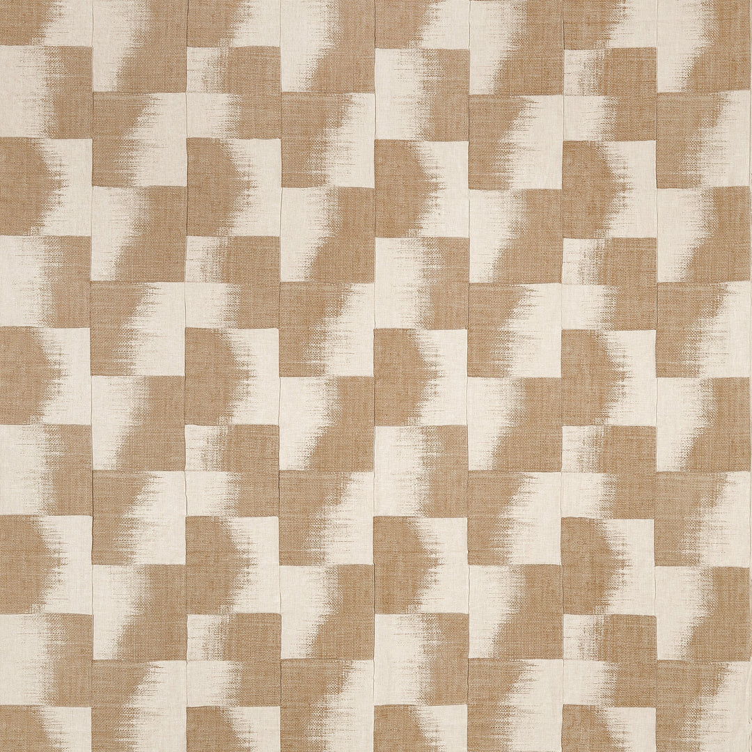RAFFIA SQUARES - Beige by Thibaut Fabric