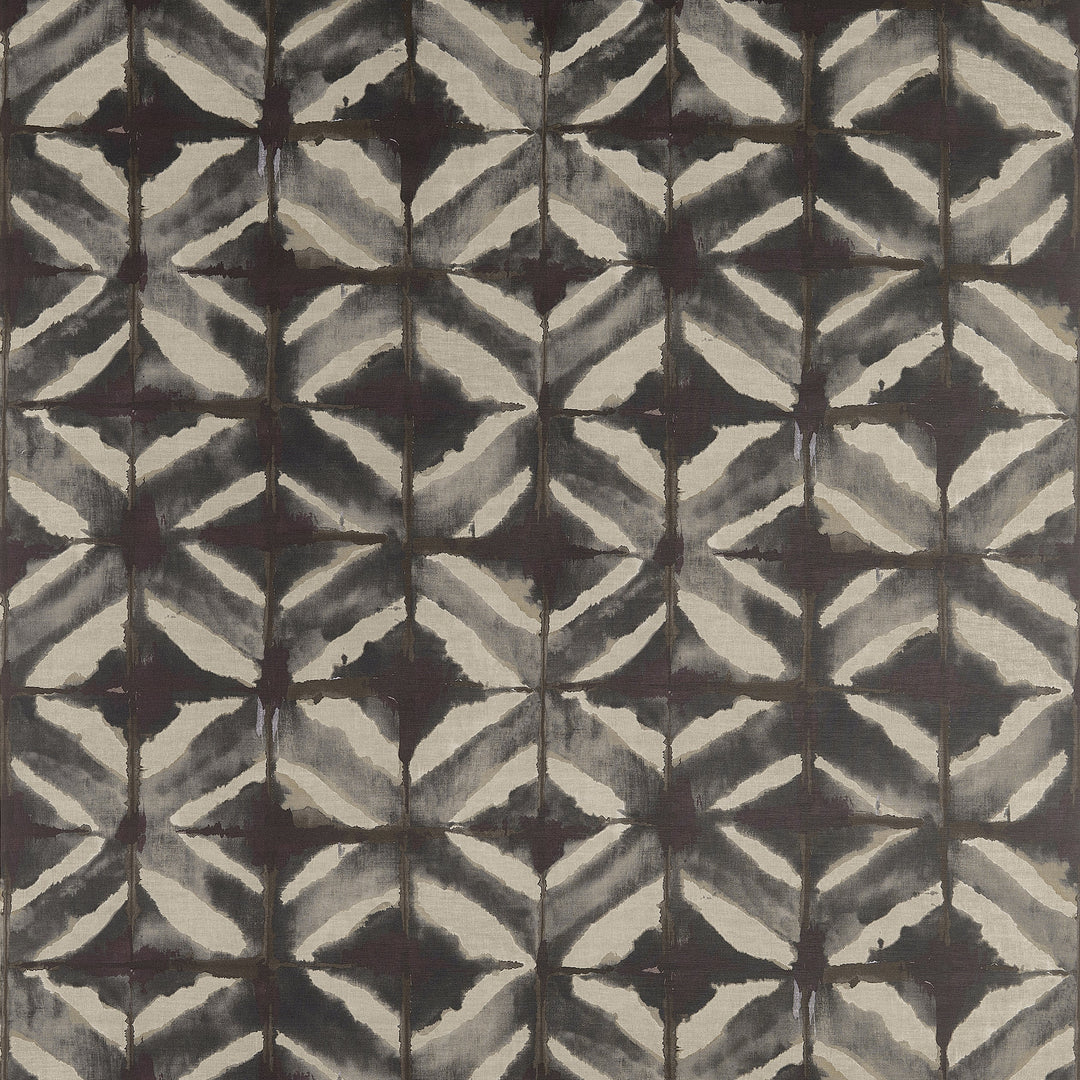 WATER BLOCKS - Black by Thibaut Fabric