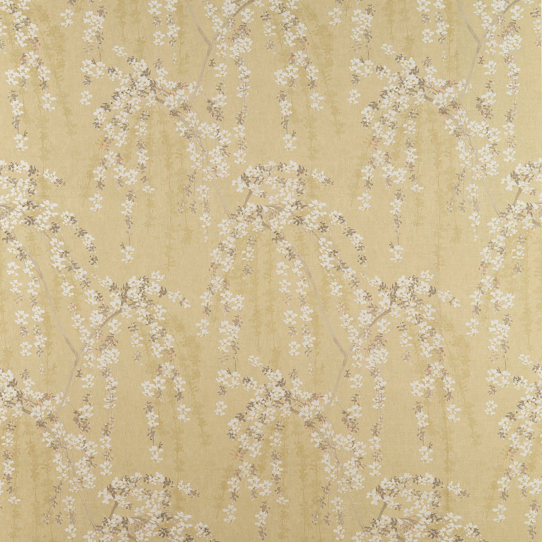 WEEPING BLOSSOM - Gold by Thibaut Fabric