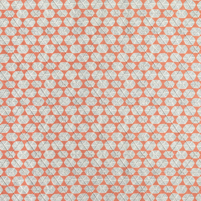Parada Orange F92935 by Thibaut Fabric Thibaut Fabric Parada Orange F92935Fabric Paramount Fabric Book 100% Cotton INDIA </p><p>Repeat: V: 4.5 52 - Fabric Carolina -