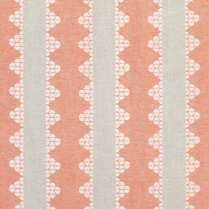 Dhara Stripe Orange F92936 By Thibaut Fabric