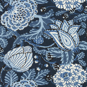 Mitford Navy F92943 by Thibaut Fabric