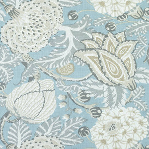 Mitford Aqua F92948 by Thibaut Fabric