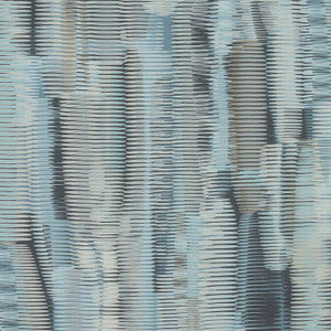 Alcantara Aqua and Black F92953 by Thibaut Fabric