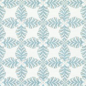 Starleaf Aqua F92972 by Thibaut Fabric