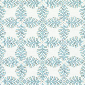Starleaf Aqua F92972 by Thibaut Fabric
