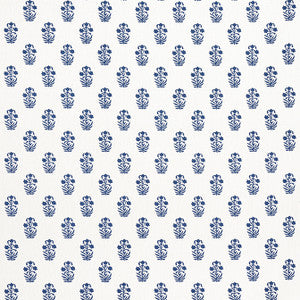 Corwin Navy on White F936400 by Thibaut Fabric