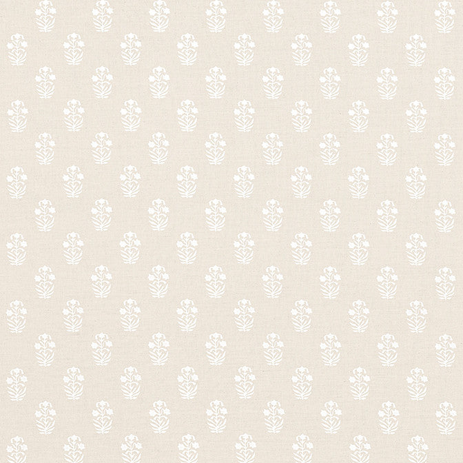 Corwin White on Natural F936405 by Thibaut Fabric Thibaut Fabric Corwin White on Natural F936405Fabric Indienne Fabric Book 59% Cotton, 41% Linen INDIA </p><p>Repeat: V: 4 54 - Fabric Carolina -
