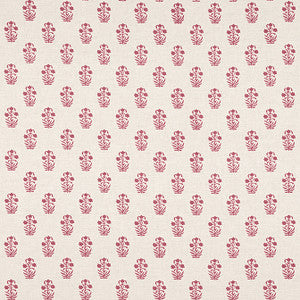 Corwin Raspberry on Natural F936406 by Thibaut Fabric