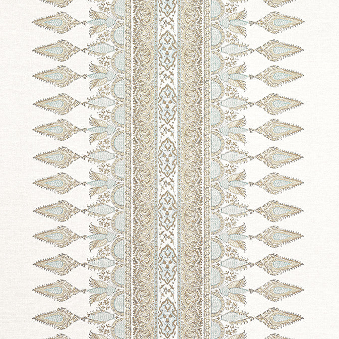 Akola Stripe Beige F936410 by Thibaut Fabric Thibaut Fabric Akola Stripe Beige F936410Fabric Indienne Fabric Book 60% Linen, 30% Cot, 10% Nylon SCOTLAND </p><p>Repeat: V: 4.5 54 - Fabric Carolina -