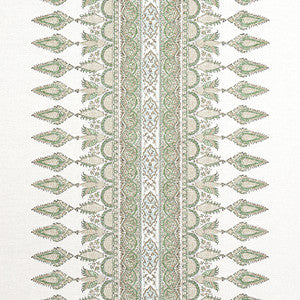Akola Stripe Green F936412 by Thibaut Fabric