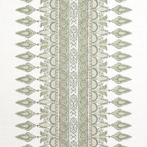 Akola Stripe Green F936412 by Thibaut Fabric