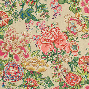 Peony Garden Beige F942019 by Thibaut Fabric