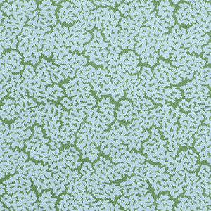 Maldives Blue and Green F942044 by Thibaut Fabric
