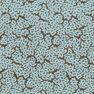 Maldives Spa Blue and Brown F942045 by Thibaut Fabric
