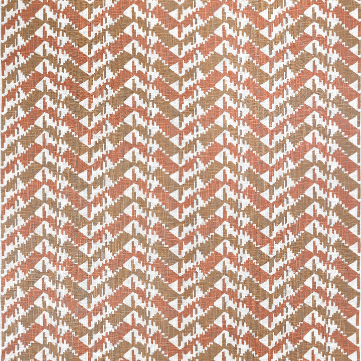 Thibaut Fabric Melrose Check Apricot and Ginger F945006 Fabric U.S.A </p><p>Repeat: H: 13.5  in  (34.29  cm), V: 5.25  (13.34  cm) 54  in  (137.16  cm) - My Fabric Connection -