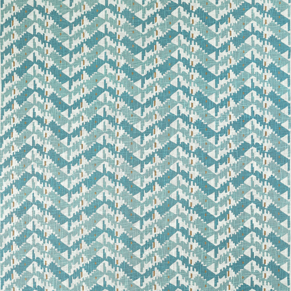 Thibaut Fabric Melrose Check Seaglass F945007 Fabric U.S.A </p><p>Repeat: H: 13.5  in  (34.29  cm), V: 5.25  (13.34  cm) 54  in  (137.16  cm) - My Fabric Connection -