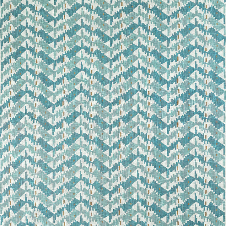 Thibaut Fabric Melrose Check Seaglass F945007 Fabric U.S.A </p><p>Repeat: H: 13.5  in  (34.29  cm), V: 5.25  (13.34  cm) 54  in  (137.16  cm) - My Fabric Connection -