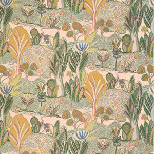 Thibaut Fabric Albero Apricot and Ginger F945010