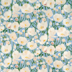 Thibaut Fabric Tivoli Sky Blue F945016