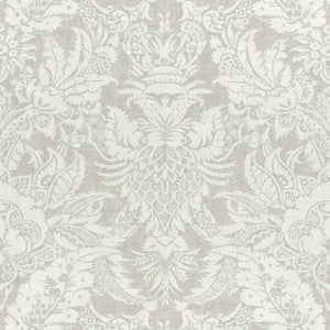 Chardonnet Damask Grey F972582 by Thibaut Fabric