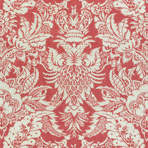 Chardonnet Damask Red F972584 by Thibaut Fabric