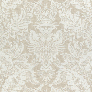 Chardonnet Damask Beige F972586 by Thibaut Fabric