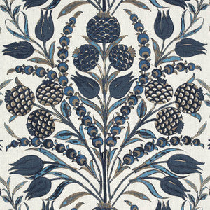 Corneila Navy F972603 by Thibaut Fabric