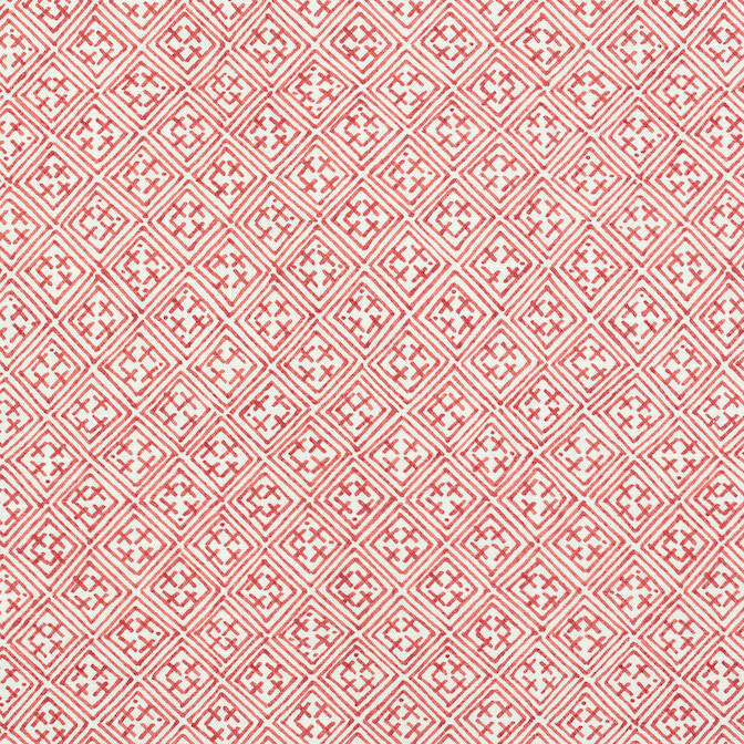 Laos Red F972616 by Thibaut Fabric Thibaut Fabric Laos Red F972616Fabric Chestnut Hill Fabric 90% Cotton, 10% Linen U.S.A. </p><p>Repeat: V: 11 54 - Fabric Carolina -