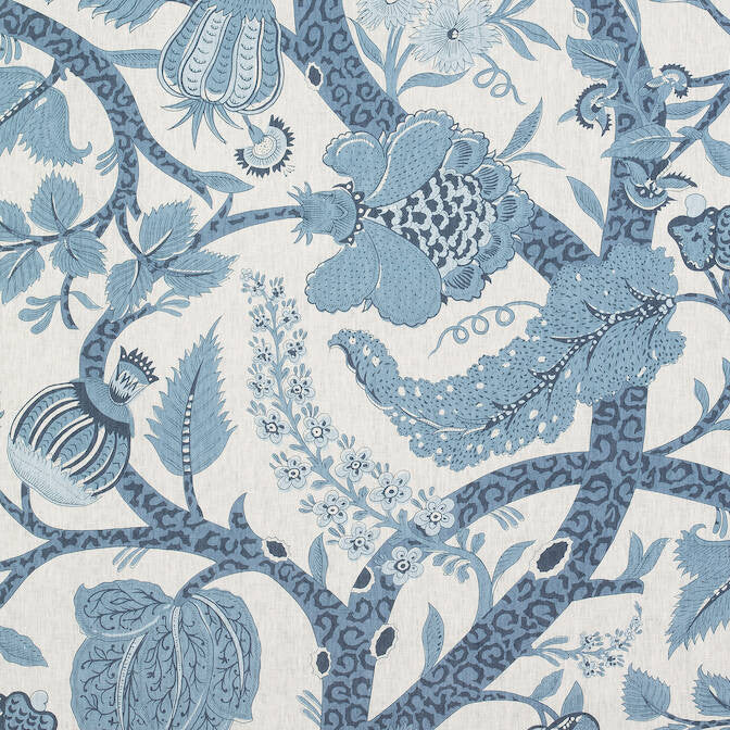 Macbeth Blue F972624 by Thibaut Fabric Thibaut Fabric Macbeth Blue F972624Fabric Chestnut Hill Fabric 100% Linen UNITED KINGDOM </p><p>Repeat: V: 34.5 54 - Fabric Carolina -